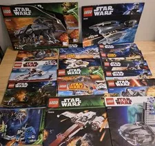 Vintage LEGO Star Wars Instruction Manual Lot - Space Ships - 17 Total