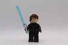 Lego Anakin Skywalker Minifigure Headset Black Legs Star Wars 75214 sw0939 Lot
