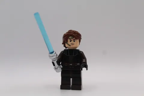 Lego Anakin Skywalker Minifigure Headset Black Legs Star Wars 75214 sw0939 Lot