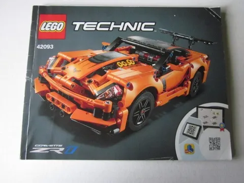 Lego Technic Building Instructions Instruction 42093 Corvette ZR 1