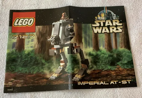 Lego Star Wars Imperial AT ST Manual for set 7127 NO BRICKS