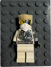 LEGO NINJAGO Battle Damaged Techno Robe Zane Minifigure | NJO0085 | 70724 | RARE