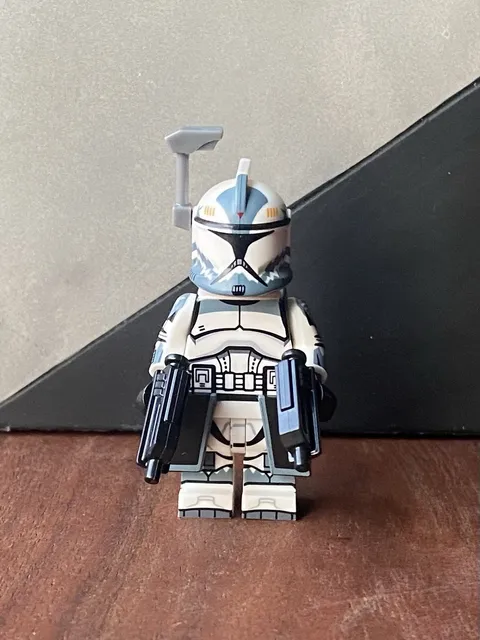 Custom Star Wars Commander Wolffe Clone Trooper Minifigure For Lego