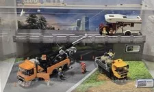 LEGO City 60454 60467 Camper Van Tow Truck Store Display Case Clear Plastic
