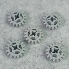 LEGO 32269 Technic Gear 20 Tooth Double Bevel Light Bluish Gray x4 Lt Gray x1