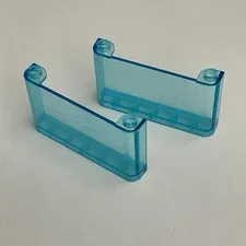 Lego 64453 Transparent  Blue Replacement Parts Pieces Lot of 2