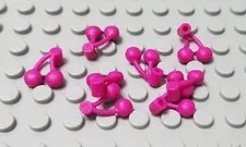 LEGO Lot of 8 Magenta Minifigure Cherries Food Kitchen Accessories