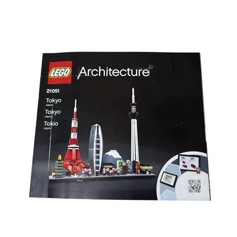 LEGO Architecture Tokyo Japan 21051 Instruction Guide MANUAL ONLY