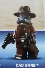 Lego Mini Figure CAD BANE Star Wars  New w Accessories