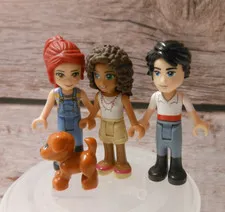 Lego FRIENDS MINI FIGURE MIA AND DOG, ANDREA, ERIC 2014-2017