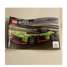LEGO Aston Martin 76910 Illustrated Instruction Manual Booklet Multilingual