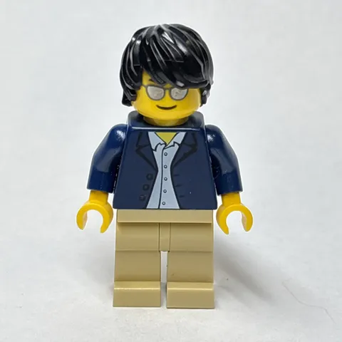 LEGO MINIFIGURE CTY0634 MALE SPORTS CAR DRIVER SUNGLASSES FROM SET 30349 POLYBAG