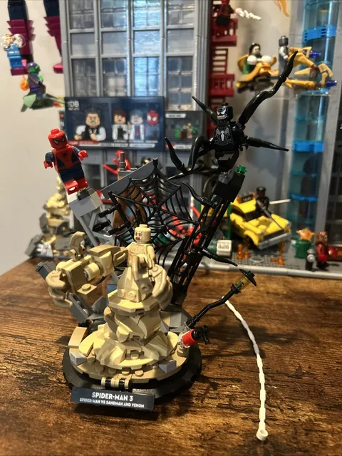 LEGO Spider-Man 3 Venom Sandman Fight Lego Set, Figures Included, NEW