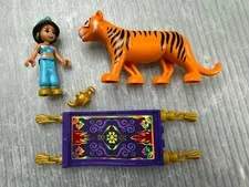 LEGO 43208 MINIFIGURE & PARTS LOT Jasmine Rajah Tiger magic carpet