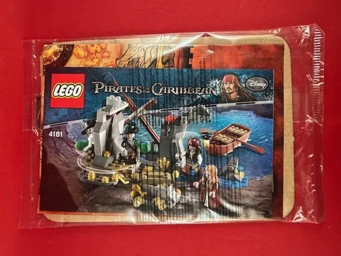 LEGO 4181 Pirates Of The Caribbean Instruction Manual and Map FACTORY SEALED
