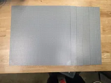 Genuine LEGO Gray Baseplates Build Plates 15x15 Lot of 6 48 x 48 stud