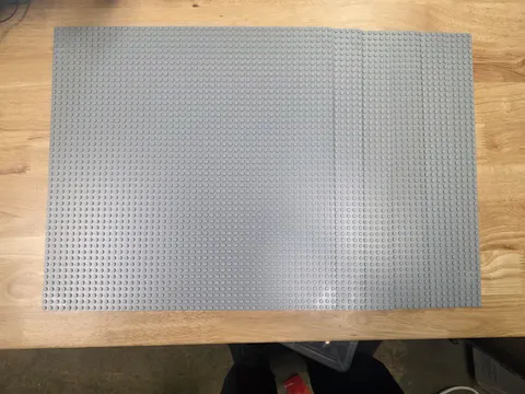 Genuine LEGO Gray Baseplates Build Plates 15x15 Lot of 6 48 x 48 stud
