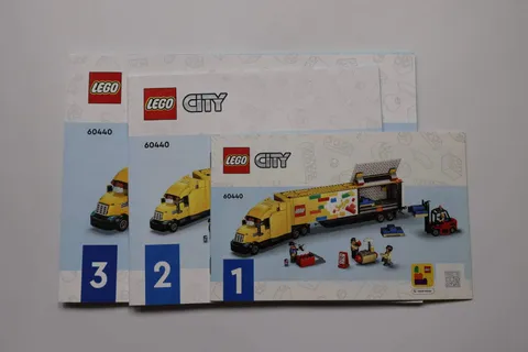 LEGO® City 60440 Yellow Delivery Truck Instruction Manuals Only!