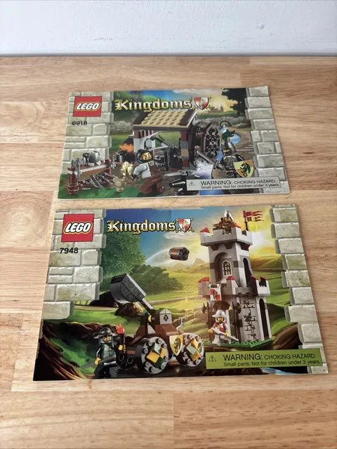 LEGO Kingdoms Instruction Manual Lot Only (6918, 7948)