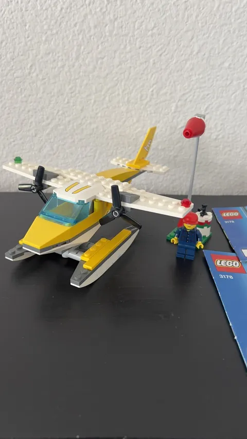 Lego 3178 Seaplane Complete No Box