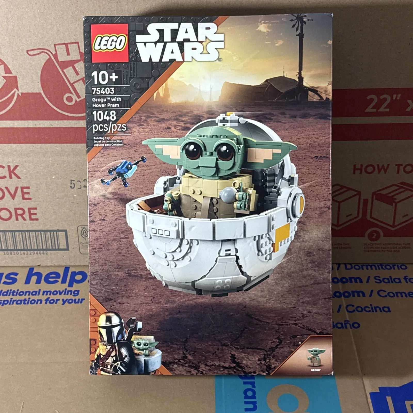 LEGO Star Wars Grogu with Hover Pram Set 75403, 1048 pcs, Ages 10+