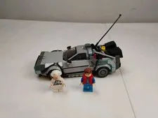 Lego Speed Champions Time Machine From Back To The Future (77256) With Figs