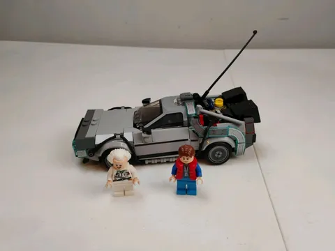 Lego Speed Champions Time Machine From Back To The Future (77256) With Figs
