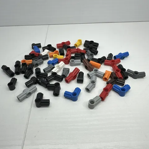 Lego Technic Axle And Pin Connectors Angle Connectors Lot Of  60 Assorted Colors