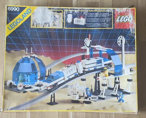 LEGO 6990 Monorail Space Galax Star Express 100% complete + box incl. inley + BA