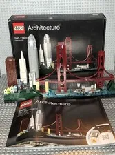 Lego Architecture 21043 San Francisco w/ Manual, Box, Extra Parts