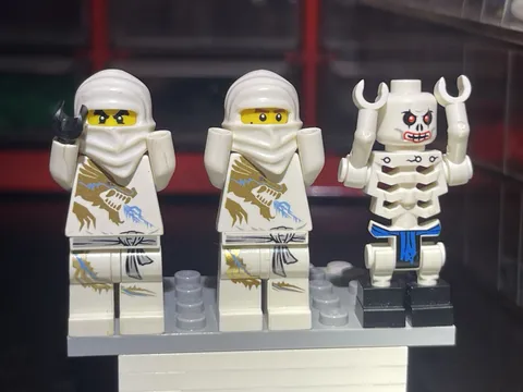 LEGO NINJAGO Minifigure Lot of 3 (Zane Dx) check desc