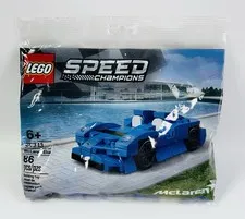 LEGO Speed Champions McLaren Elva 30343 Blue Sports Car Polybag New Sealed
