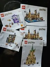 LEGO Harry Potter Wizarding World Castle Illustrated Instruction Manual Booklet 