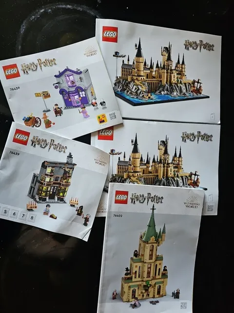 LEGO Harry Potter Wizarding World Castle Illustrated Instruction Manual Booklet 