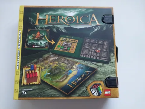 Limited Edition Lego Case Heroica New in Open Box with 17 Exclusive Pieces