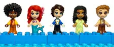 5 LEGO Minifigures Ariel Antonio Princess Tiana Prince Eric Kristoff Micro Dolls