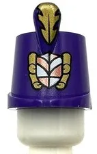 Lego New Dark Purple Minifigure Headgear Hat Imperial Guard Shako Feather Part