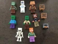 LEGO Minecraft Minifigure Lot MC2