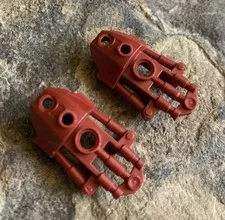 LEGO Bionicle 53543 Dark Red Toa Inika Thigh Cover Genuine MOC. 2 Pieces