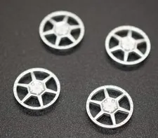 4 LEGO Silver Wheel Covers 76917 Fast Furious Nissan Skyline GT-R R34 6409555
