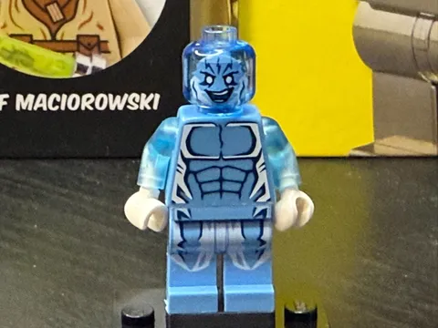LEGO Minifigure Electro - Med. Blue Outfit sh0105 Marvel Minifig h455
