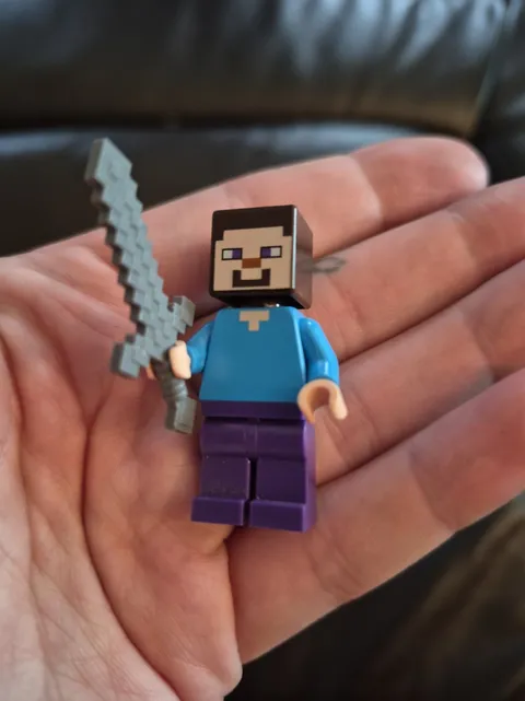 LEGO Minecraft Steve with Sword Minifigure