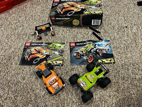 LEGO Racers Motor Action Lot 8162 and 8165