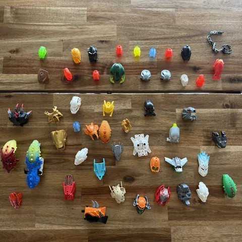 LEGO BIONICLE Hero Factory Bulk Lot of Masks Brains Parts Pieces SEE PICTURES!