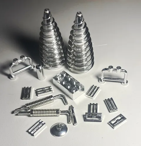 Rare Lego Official Chrome lot as shown here