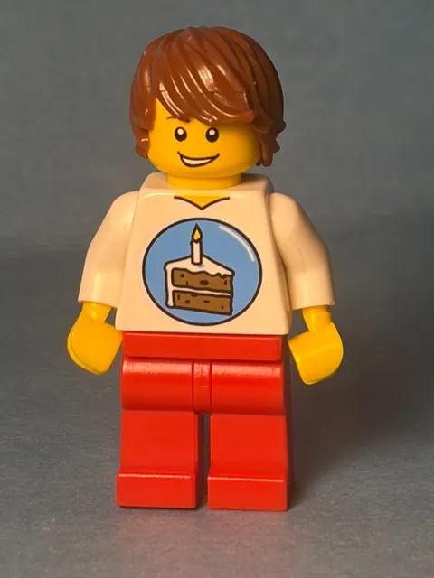 LEGO Holiday Fig gen033 - Birthday Party Minifigure - Light Scratches/No Cracks
