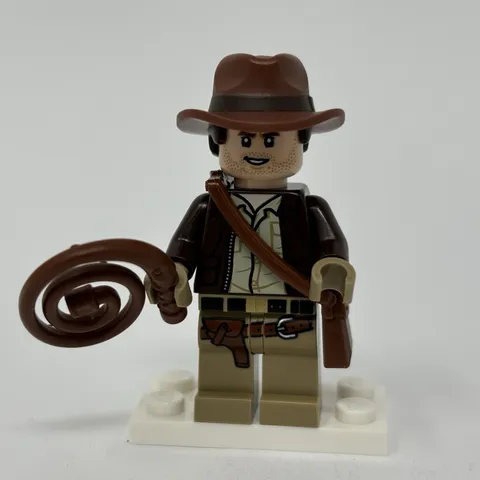 Lego Indiana Jones Minifigure w/ Whip & Satchel 77013 Escape Lost Tomb iaj049