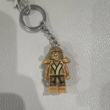 LEGO NINJAGO Golden Ninja Minifigure Keychain Keyring 850622