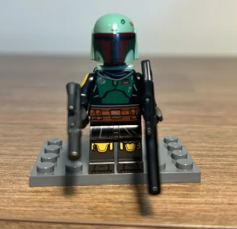 Lego Star Wars Minifigure - Boba Fett - Repainted Beskar Armor, Jet Pack