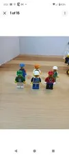 Lego Minifigure All Lego Figures With Baseball Hats Mixed Lot Of 6